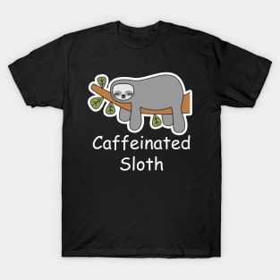 Caffeinated Sloth T-Shirt